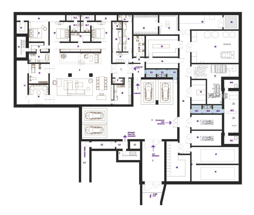 Decontamination rooms